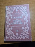Culegere de texte literare pentru clasele 5 - 8 - din anul 1991
