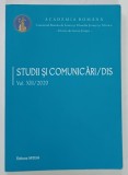 STUDII SI COMUNICARI / DIS , VOLUMUL XIII de DUMITRU MURARIU , 2020