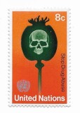 Natiunile Unite New York - Campania "Opriti abuzul de droguri", 1973, 8 C, neobliterat