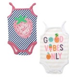 Set Body din Bumbac pentru Bebelusi - Imprimeuri Capsune &amp; Good Vibes, CMCLASS