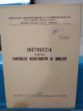 Instrucția pentru controlul nedustructiv al șinelor. Căi ferate. Nr. 348