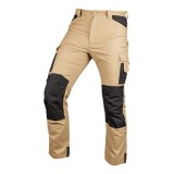 Pantaloni de lucru XXXL Mix&amp;Match din panza cu intarituri Cordura, bej-negru