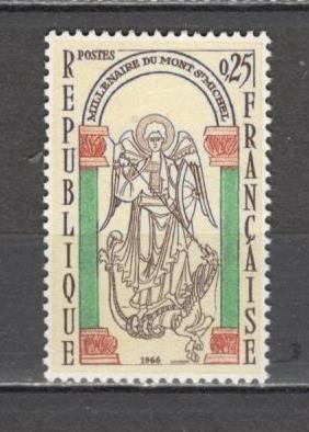 Franta.1966 1000 ani Biserica Mont Saint Michel XF.245