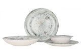 Bonna Set de vesela (Large) - Odette - 24 bucăți - 6 persoane - Porţelan
