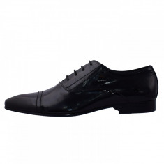 Pantofi eleganti barbati, din piele naturala, marca Eldemas, CC039-03-01-24, negru , marime: 40 foto
