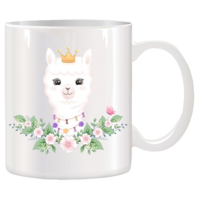 Cana alba personalizata Alpaca, INOVATIX&amp;reg;. 330ml foto