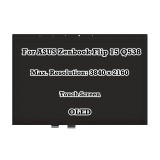 Ansamblu Display compatibil Laptop, Asus, ZenBook Flip 15 Q538E, Q538EI, 18210-156101, 18210-15610100, ATNA56WR15, 15.6 inch, OLED, 4K, 3840x2160, tou