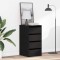 vidaXL Comodă cu sertare Stejar negru 40 x 41 x 76 cm Lemn compozit 868912