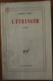 Cumpara ieftin ALBERT CAMUS - L&#039;ETRANGER (ROMAN) [ED. GALLIMARD 1965 / LB. FRANCEZA]