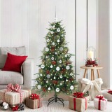 VidaXL Brad de Crăciun artificial cu ramuri articulare Verde 150 cm 3397411