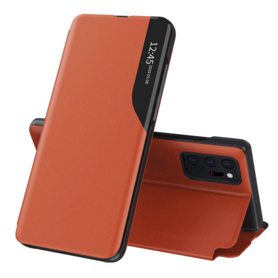 Husa pentru Samsung Galaxy Note 20 Ultra / Note 20 Ultra 5G, Techsuit eFold Series, Orange foto