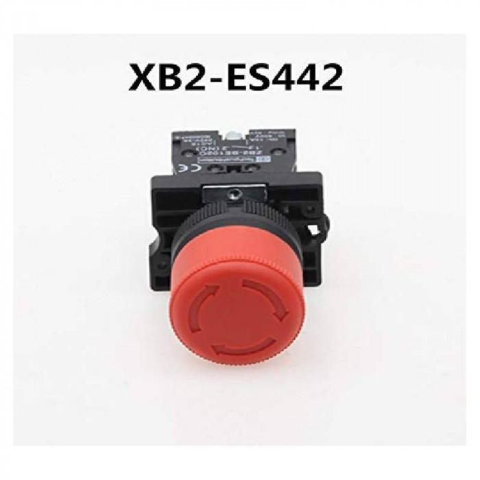 Buton oprire de urgență XB2-ES442 &ndash; Tip ciupercă, 600V, 10A