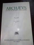 Archaevs Studii de istorie a religiilor an II si an III 1998 -99