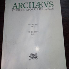 Archaeus Studii de istorie a religiilor an II si an III 1998 -99