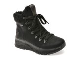 Ghete RIEKER negre, 48034, din piele ecologica