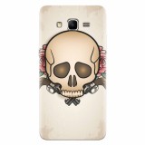 Husa silicon pentru Samsung Grand Prime, Skulls And Roses