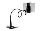 Suport flexibil pentru tableta si telefon, negru, 70 cm