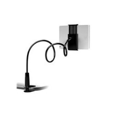 Suport flexibil pentru tableta si telefon, negru, 70 cm