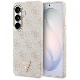 Husa MagSafe pentru Samsung Galaxy S26 S942, Guess, 4G Triangle Logo, Roz