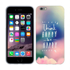 Husa iPhone 6S iPhone 6 Silicon Gel Tpu Model Think Positive foto