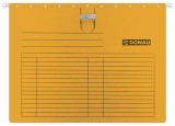 Dosar suspendabil Donau A4 230 gr/mp sina bagheta metalica 5 buc/set portocaliu