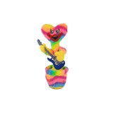 Jucarie interactiva din plush Huggy Wuggy, danseaza, canta, curcubeu