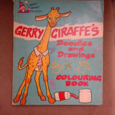 Gerry Giraffe's. Doodles and drawings, colouring book (carte de colorat)