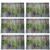 Set 6 Suporturi Farfurie Pufo Plants, 43cm, Protectie Masa, Vesela, PP