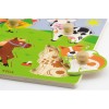 Puzzle cu manere - animale de la ferma, Viga