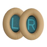 Set 2 Earpads kwmobile pentru Bose Soundlink Around-Ear Wireless II, Piele ecologica, Maro, 45044.11