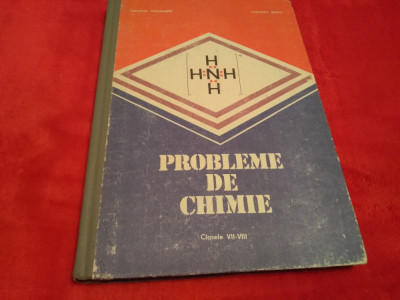PROBLEME DE CHIMIE CLASELE VII-VIII CORNELIA GHEORGHIU 1991 foto