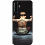 Husa silicon pentru Huawei P30, Body Builder Cute Baby Tattoo