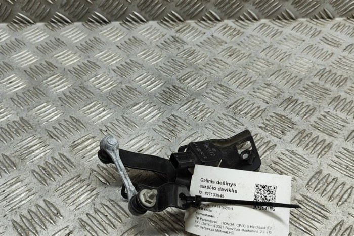 Senzor de nivel &icirc;nălțime dreapta spate HONDA CIVIC X Hatchback FC_, FK 2021 OEM: 52820-TGH-A01,A191032-2 27133945