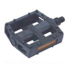 Pedale MTB/BMX din polipropilena (PP), cos cu bile, ax otel tratat cu bor, marime ax 9/16