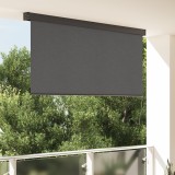 vidaXL Jaluzea Rulou de Exterior Dungi Manual Antracit 200 x 250 cm țesătură