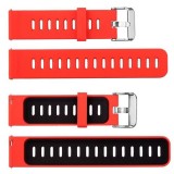 Cumpara ieftin Curea din silicon compatibila cu Fossil Q Crewmaster, Telescoape QR, 22mm, Red Jade, Very Dream