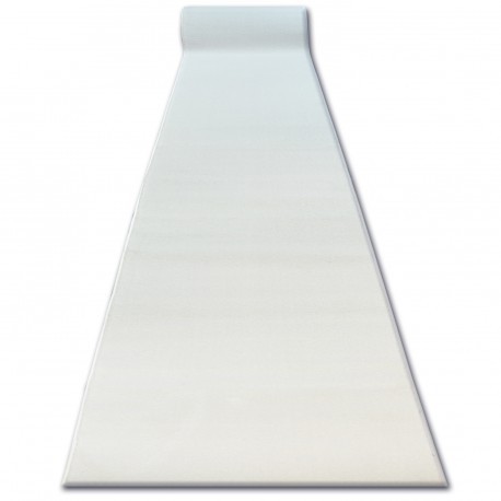 Traversa Sketch crem si alb - netedă, uniformă , 80 cm