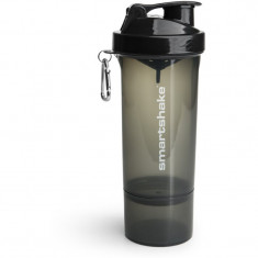 Smartshake Slim shaker pentru sport + rezervor culoare Black 500 ml