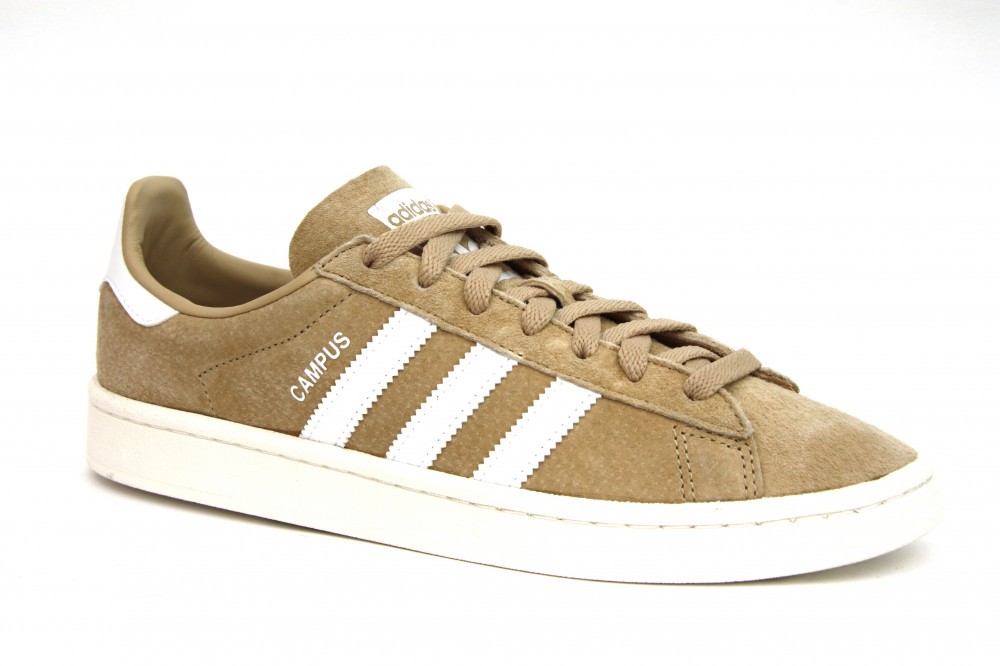 Tenisi barbati Adidas Originals Campus, culoare bej , marimea 40 2/3, Piele  intoarsa | Okazii.ro