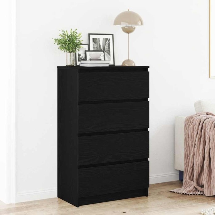 Bufetă Stejar negru 60x35x98,5 cm Lemn prelucrat