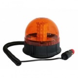 Girofar Auto 40 LED Pulstar 12V-24V, Magnetic, 3 Moduri Iluminare, Omologare R65 R10, Protectie IP56, Utilaje Agricole, Cablu Bricheta