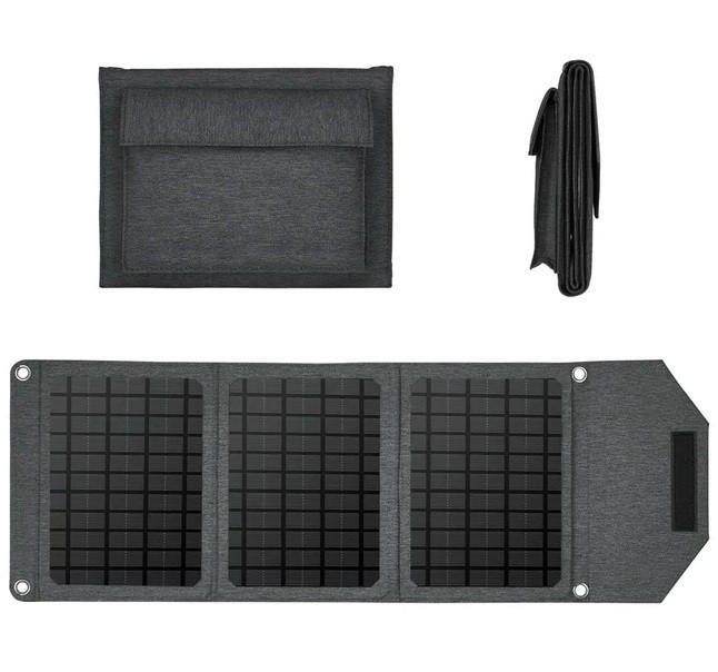 Panou Solar Portabil Multipad 18W cu Functie de Incarcator Universal