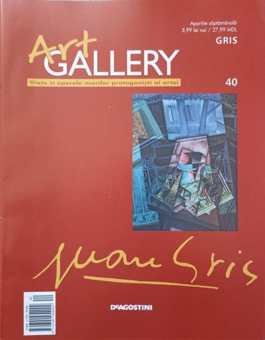 REVISTA ART GALLERY NR.40 GRIS-EDITOR PETROS KAPNISTOS-250357