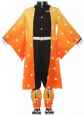 qi Zentisu Tanjiro Cosplay Adult Giyuu Tomioka Outfit Shinobu Anime Halloween Co foto