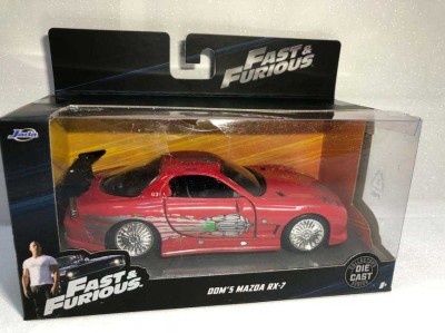 Macheta Fast and Furious 1 Dom&amp;#039;s Mazda rx-7 1/32 Jada foto