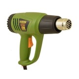 Pistol cu aer cald Procraft, 2000 W, 300-500 C, 280-480 l/min, Verde