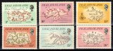 Falkland 1981, Mi #320-325**, harti vechi, MNH! Cota 5 &euro;!, Nestampilat