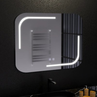 Oglinda LED Rectangulara, 80x60cm, Touch Ulrich, Sistem Dezaburire, Dimabila ModernLight Concept foto