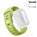 Curea din silicon compatibila cu Samsung Galaxy Watch Ultra1 si Samsung Galaxy Watch Ultra2, Slimy Green