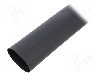 Tub termocontractant, 40mm, 1.2m, neagra, TE Connectivity - ATUM-40/13-0-STK